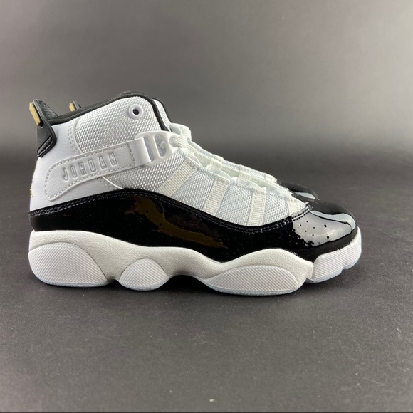 Nike Other - Nike Youth Jordan 6 Rings White Black Shoes Sz 13C